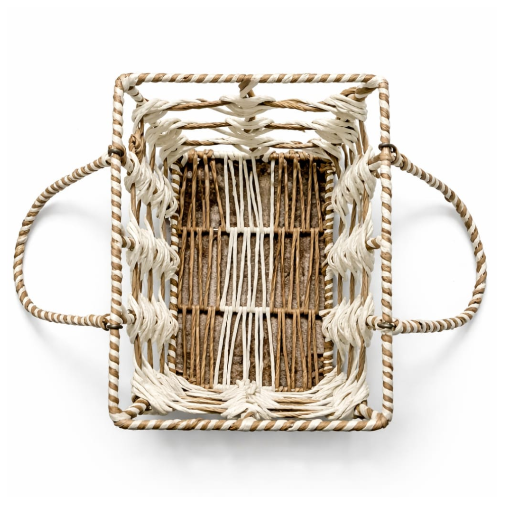 Open Weave Jute Basket - Image 2