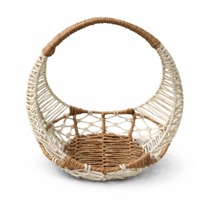 Round Wicker Display Basket