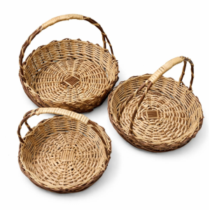 Heritage Handwoven Basket Set (Set of 3)
